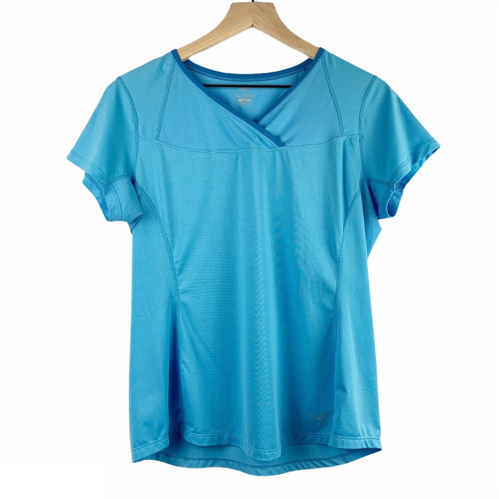 Arc'teryx Blue Activewear Short Sleeve Top Size L